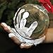 Child to Cherish Santa's Message Baby Handprint Christmas Ornament Kit, Clear