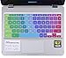 Colorful Keyboard Cover Skin Compatible Samsung Chromebook Pro 12.3 inch XE510C24 XE510C25 XE513C24 / Samsung Chromebook Plus 12.3 inch XE513C24 Soft-Touch Protective Skin, Rainbow