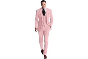 HIGH-END SUITS Retro Tweed Men's Suit 3 Piece Slim Fit Herringbone Suits Groom Tuxedos Set Wedding Prom Blazer Jacket Vest Pants for Men