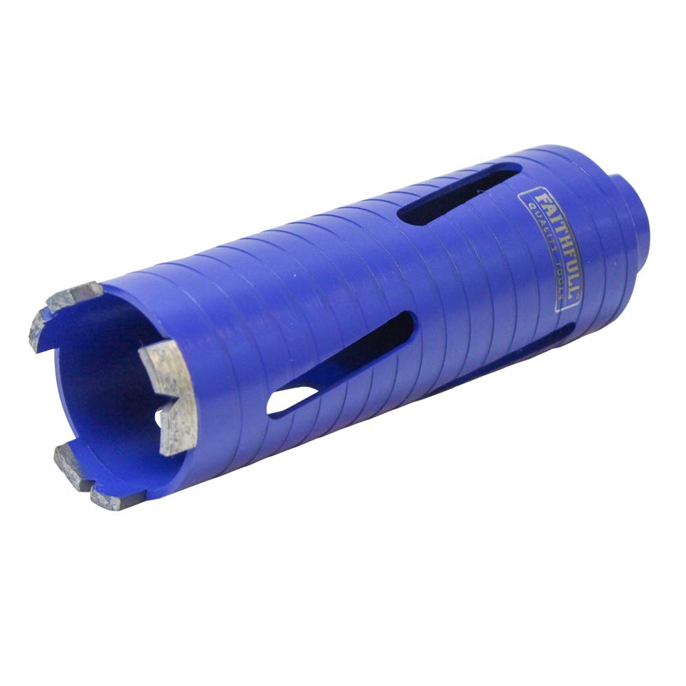 Faithfull FAIDCD52 Dry Diamond Core Bit, Blue, 52 mm x 150 mm