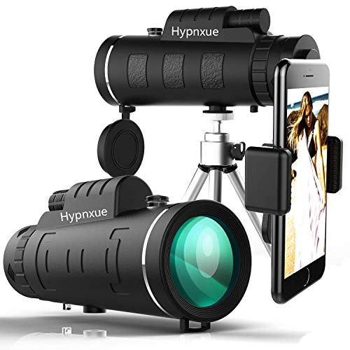 Monocular Telescope, High Power Monocular Scope Waterproof Monoculars with Phone Clip and Tripod for Cell Phone for Bird Watching - Black07 - $29.99