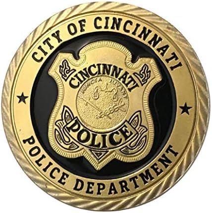 Amazon Com U S United States City Of Cincinnati Police Department Gold Plated Challenge Coin Toys Games