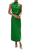 PRETTYGARDEN Women's 2025 Summer Satin Dress