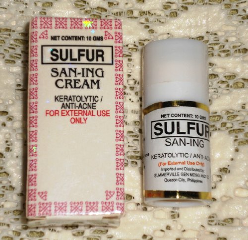 sulfur cream for face