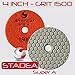 Stadea DPPD04SPRA400G1P Dry Concrete Diamond Polishing Pad for Concrete Stone Granite Travertine Marble Glass Polishing with Grit 400