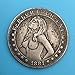 WuTing 1881 Hobo Nickel Coin - Morgan One-Dollar Coins-US Commemorative Gift - USA Morgan Dollar -Plated Silver Coins - Handmade Coin Great American Coin