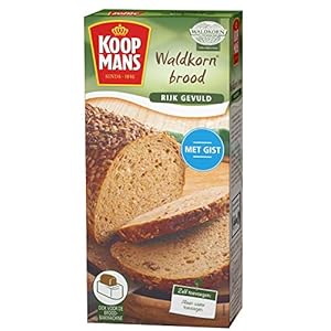 Koopmans Waldkorn broodmix (6x 450g multipack), mix geschikt voor 1 brood of 10 bolletjes (oven en broodbakmachine)