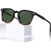 STGATN Sunglasses for Men Acetate UV400 Protection Anti-Glare Square Sun Glasses Driving Fishing Golf Hiking