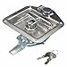 Ologymart T Handle Car Truck Trailer Camp Stainless Steel Folding T Shape Handle Lock Tool Latch