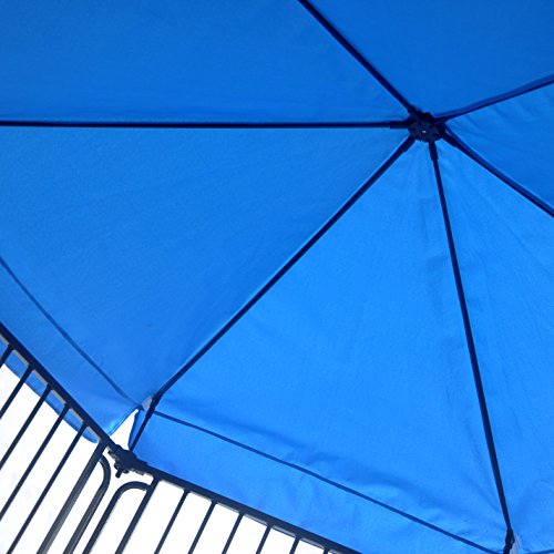 ALEKO DKR60BL Umbrella Cover for Large Sized Heavy Duty Playpen in Blue - Thumbnail 3