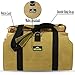 ForestWonder Firewood Carrier Log Carrier Wood Carrying Bag for Fireplace 16oz Waxed Canvas - Long Heavy Duty Handle and Security Strap