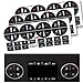 StyleZ 3PCS Replacement AC Dash Button Decal Stickers Fix Ruined Faded A/C Controls Repair Kit for Suburban, Chevy Tahoe, Silverado, Traverse, GMC Acadia, GMC