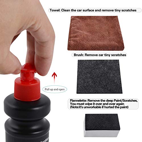Quwei Car Paint Scratching Glass Stain Removal Polish Restore Blemishes to Repair Vehicle Surface - Thumbnail 6