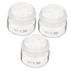 FUOYLOO 3pcs Weighing Bottle Small Glass Bottles