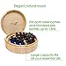 Large Essential Oil Box - Holds 37 Bottles - Real Wood Storage Organizer for 5ml, 10ml and 15ml and Roller Bottles - Sustainable Raw Finish can be Painted & Stained