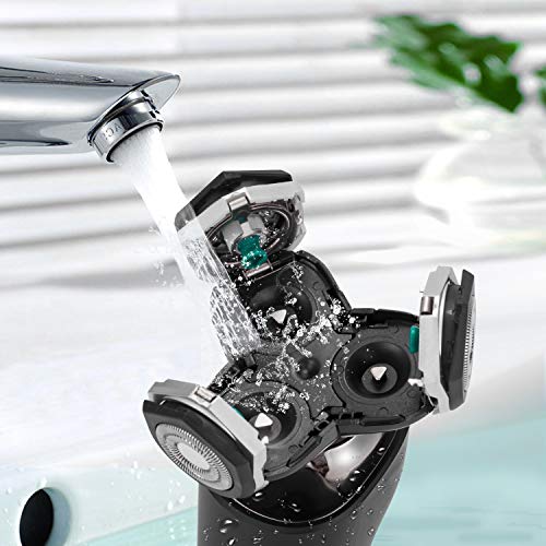 Electric Razor for Men Wet and Dry Rotary Shavers Cordless Waterproof Electric Shaver USB Rechargeable Electric Shaving Razors