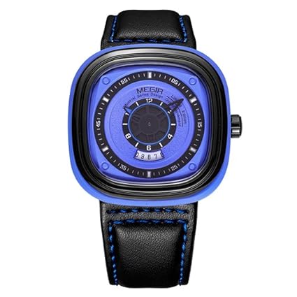 Megir Quartz Wrist Watch for Men Military Army Watch