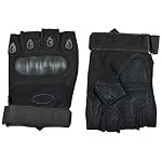 IRIS Microfiber Hard Knuckle Military Gear Outdoor Half Finger Tactical Gloves for Driving Shooting Riding Motorcycling Boxing