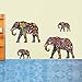 Adarl DIY Elephant Wall Stickers Mural Art Vinyl Home Decoration Wall Decals