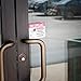 Home Security Sign - Business Camera and Surveillance Sticker for Indoor Outdoor Use Long Lasting Weatherproof Window and Door Warning Alert 24 Hour Surveillance Decal 4x3 in - 6 Pack