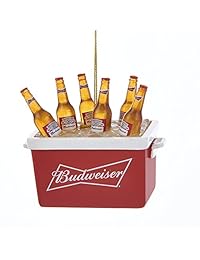 Kurt Adler 2.75" Budweiser enfriador botellas en O