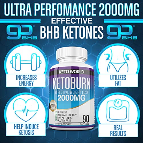 Best Keto Pills - 3X Potent (2000mg | 90 Capsules) - Weight Loss Keto Burn Diet Pills - Boost Energy and Metabolism - Exogenous Keto BHB Supplement for Women and Men - 90 Capsules - Thumbnail 2