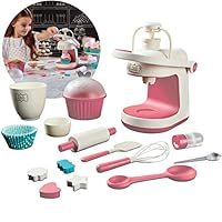 FAO Schwarz Cupcake Maker DIY Kit, Kids Microwave Baking Supplies Set with Whisk, Frosting Tool, Recipe and More, Cake Accessories Kit for Decorating Baked Goods, Perfect for Bakers Age 8+