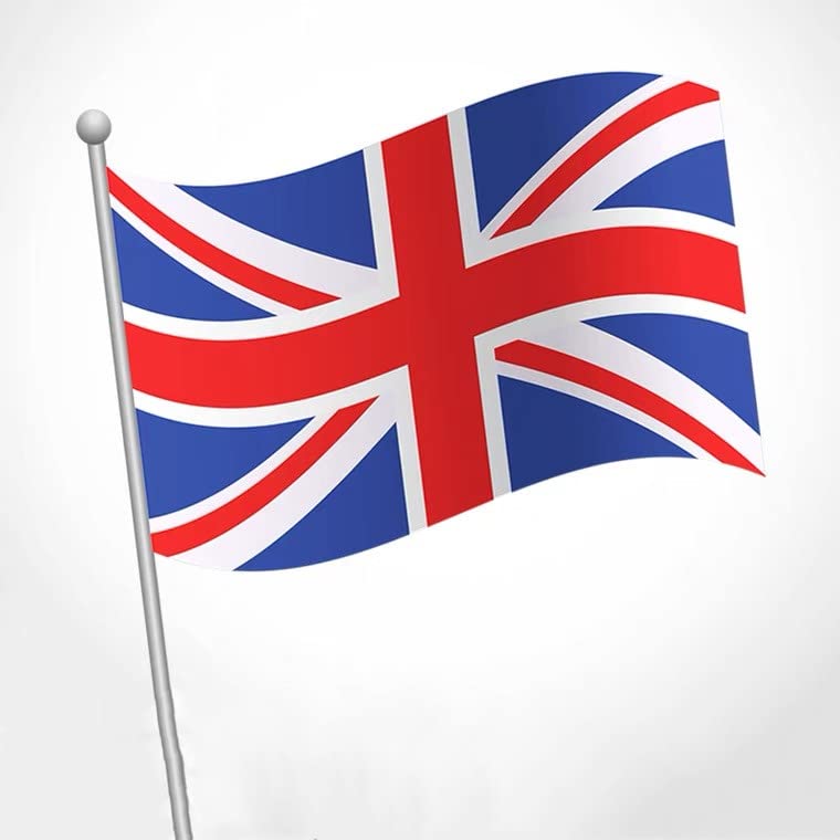 3x5 Ft United Kingdom Flag Union Jack Flag Banner British Flag Big UK Flag Outdoor Indoor British Yard Garden Flag Vivid Color Polyester England Flag for Celebration National Day Anniversary