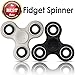 UStyle NEW Tri Fidget Spinner Toy Stress Reducer Ceramic Bearing - Premium Quality EDC Focus for Kids & Adults - Best Stress Reducer Relieves (Black / White)