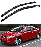 Cuztom Tuning Fits for 2006-2011 Honda Civic FG1 FG2 2 Door Coupe Window Visor Vent Shade Rain Guard