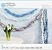 Martha Stewart Crafts 44-20213 Tissue Fringe Garlands, Cool Tones, Blue