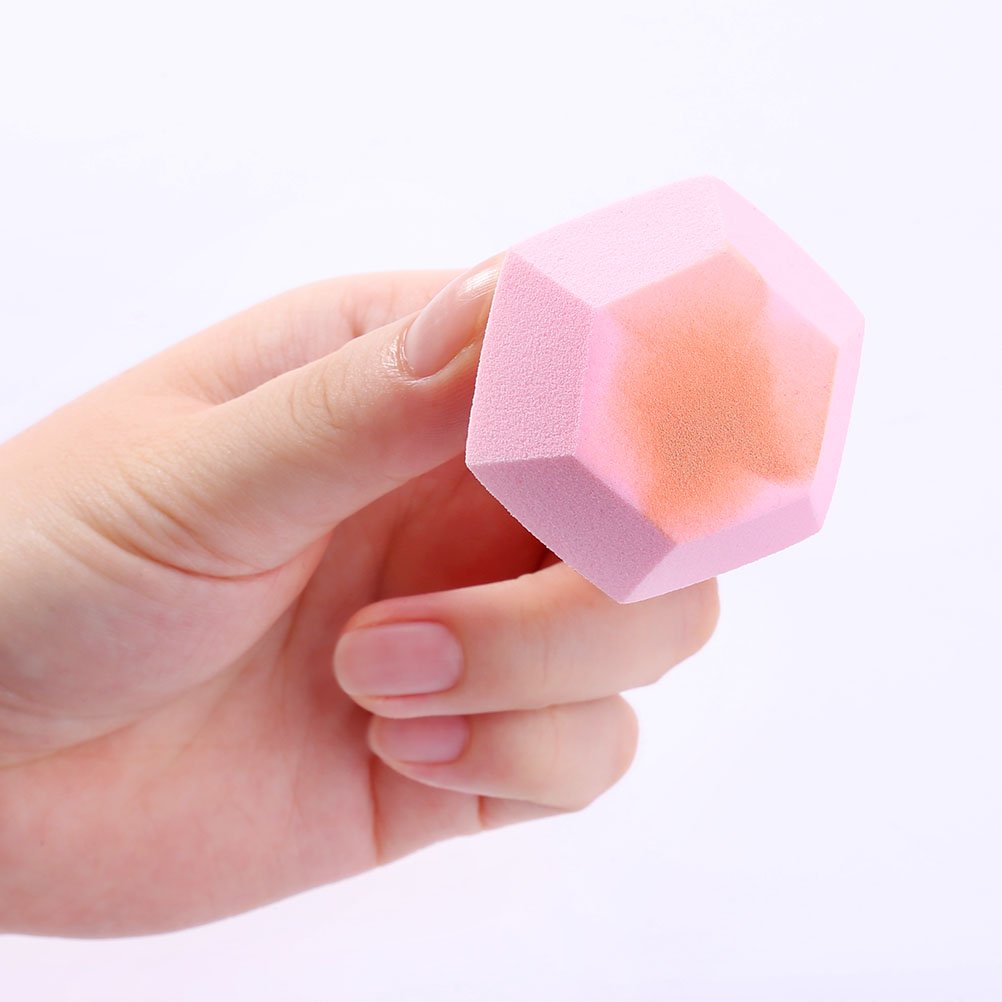 Lameila Make Up Powder Puffs Sponges Foundation Blender with Drying Rack Sponge Holder