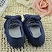 DZT1968® Baby Girl Soft Sole Denim Colth Shoes Prewalker with Bowknot (0~6 Months Baby)