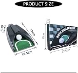 ANMEISH Golf Automatic Putting Cup Practice Hole Ball Returner view 2