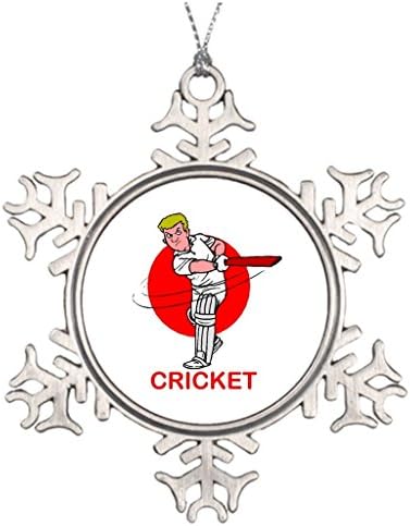 Mushroomy Game Of Cricket Ties Personalised Christmas Tree Decoration