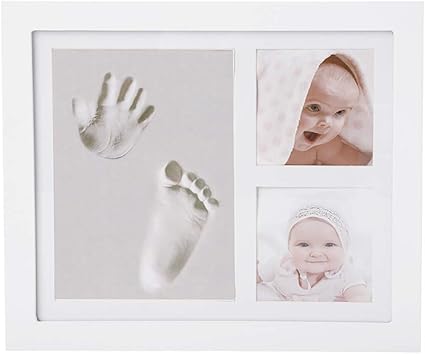 全国組立設置無料 送料無料 新品 未使用品 生まれたばかりの赤ちゃんの足跡手形フォトフレームキット新生児の記念品 本店は Unitedartspublishing Com