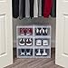 IRIS USA NPD-W IRIS Wide Clear Pull Down Front Access Shoe Box