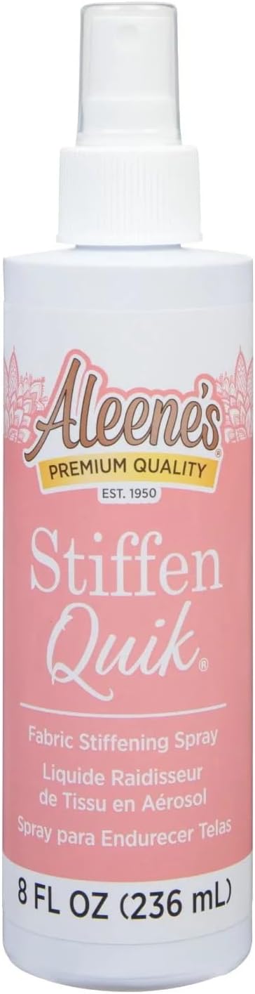 Aleene's Stiffen-quick Fabric Stiffening Spray 8oz Transparent 236 ml