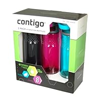Contigo 3-Pack Cuff Water Bottle Set, 24-Ounce, Grey/Pink/Turquoise | Amazon  price tracker / tracking, Amazon price history charts, Amazon price  watches, Amazon price drop alerts | camelcamelcamel.com
