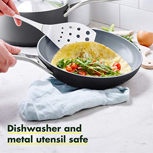 GreenPan Paris Pro Hard Anodized Healthy Ceramic Nonstick, 11 Piece Cookware Pots and Pans Set