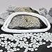 Fun-Weevz White Heishi Beads for Jewelry Making Adults, 24 Inch Strand Puka Shells Bead Strand, Natural Thin Flat Seashell Beads for Bracelets Necklaces Chokers and Anklets, African Disc Spacers