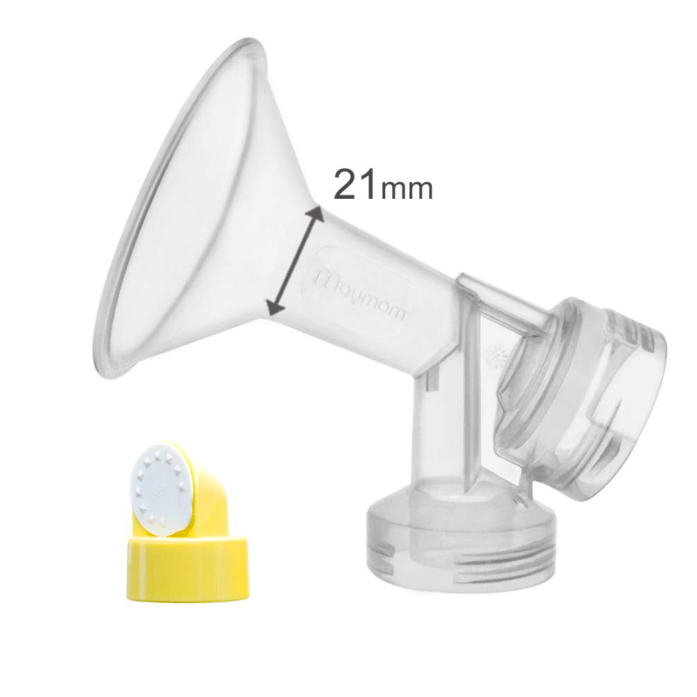 One-Piece Breastshield w/Valve and Membrane for Medela Breast Pumps (Small 21mm)
