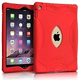 iPad Mini 2 Case, iPad Mini 3 Case 7.9 inch, Armorex Durable [Shockproof] [Light Weight] Protective Silicone Cover for Apple iPad Mini Case (Red)