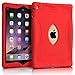 iPad Mini 2 Case, iPad Mini 3 Case 7.9 inch, Armorex Durable [Shockproof] [Light Weight] Protective Silicone Cover for Apple iPad Mini Case (Red)