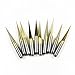 Autek 10x Titanium Coated Carbide PCB Engraving CNC Bit Router Tool 10 Degree 0.1mm Tip(J3.1001Tix10)