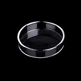 WEAVERBIRD Aquarium Shrimp Feeder Dish Glass Fish Tank Feeding Bowls Round Clear Dishes Tray (60MM)