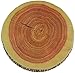 JustNile Tree Ring Soft Decorative Throw Pillow; Sturdy Foam Sleeping Cushion for Bed, Sofa, Home & Travel; Creative, Real Looking Natural Design Made for Superior Comfort as Rustic Cabin Décor