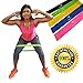 Happylife Resistance Loop Exercise Bands Set of 5 for Men and Women Including Meal Plans, Workout Schedules for All Fitness Levels and Ebook