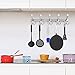 Wall Mounted Coat Hooks, Coat Hooks 2 Packs with 15 Hooks Chrome Plated Steel Coat Robe Hat Hooks