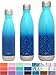 Simple Modern 17 Ounce Wave Water Bottle - Stainless Steel Double Wall Vacuum Insulated Reusable Leakproof Ombre: Pacific Dream